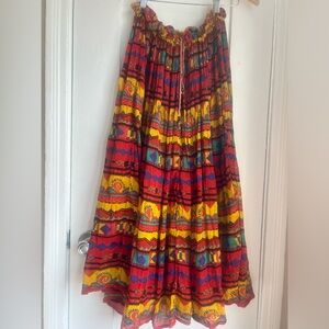 Vintage Cotton Boho Skirt (m)
